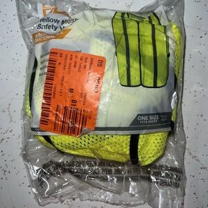 Yellow Mesh Safety Vest